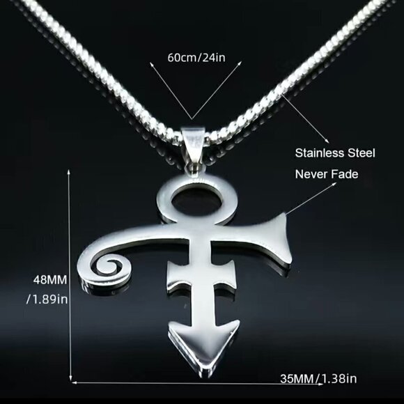 Love Symbol Inspired by Prince Rocker Necklace / Pendant #843 - Picture 4 of 9